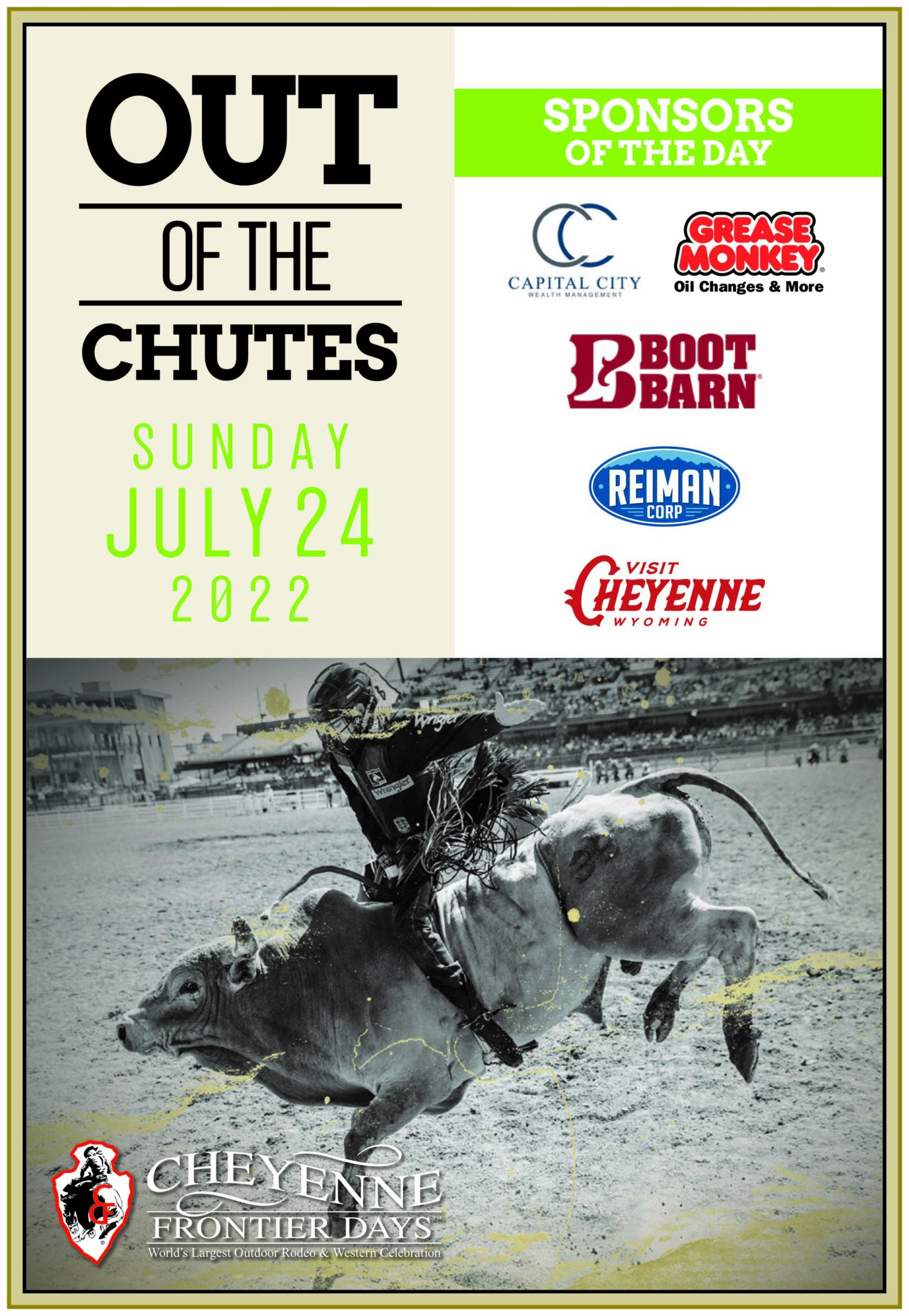 Rodeo Daysheets - Cheyenne Frontier Days