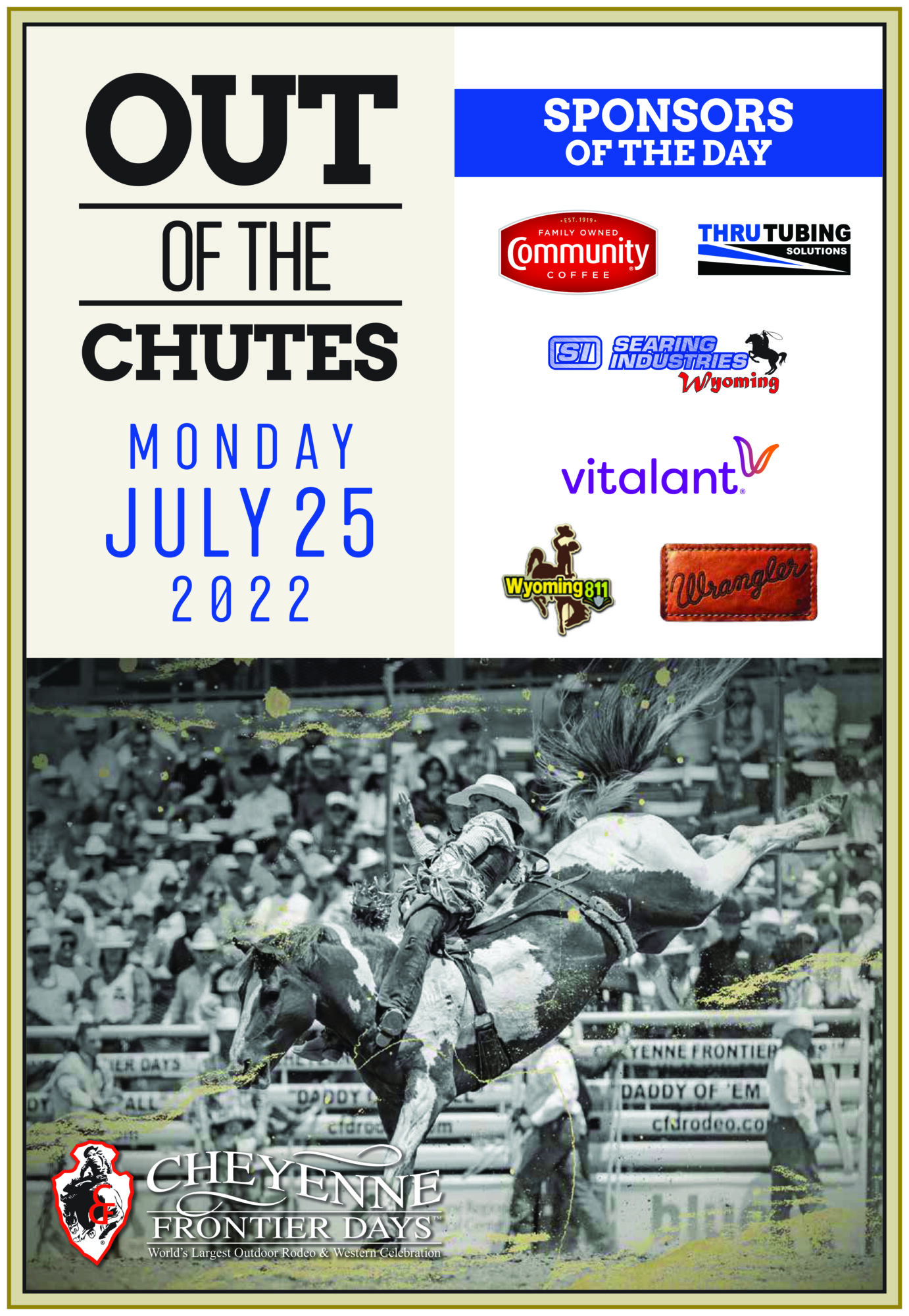 Rodeo Daysheets - Cheyenne Frontier Days