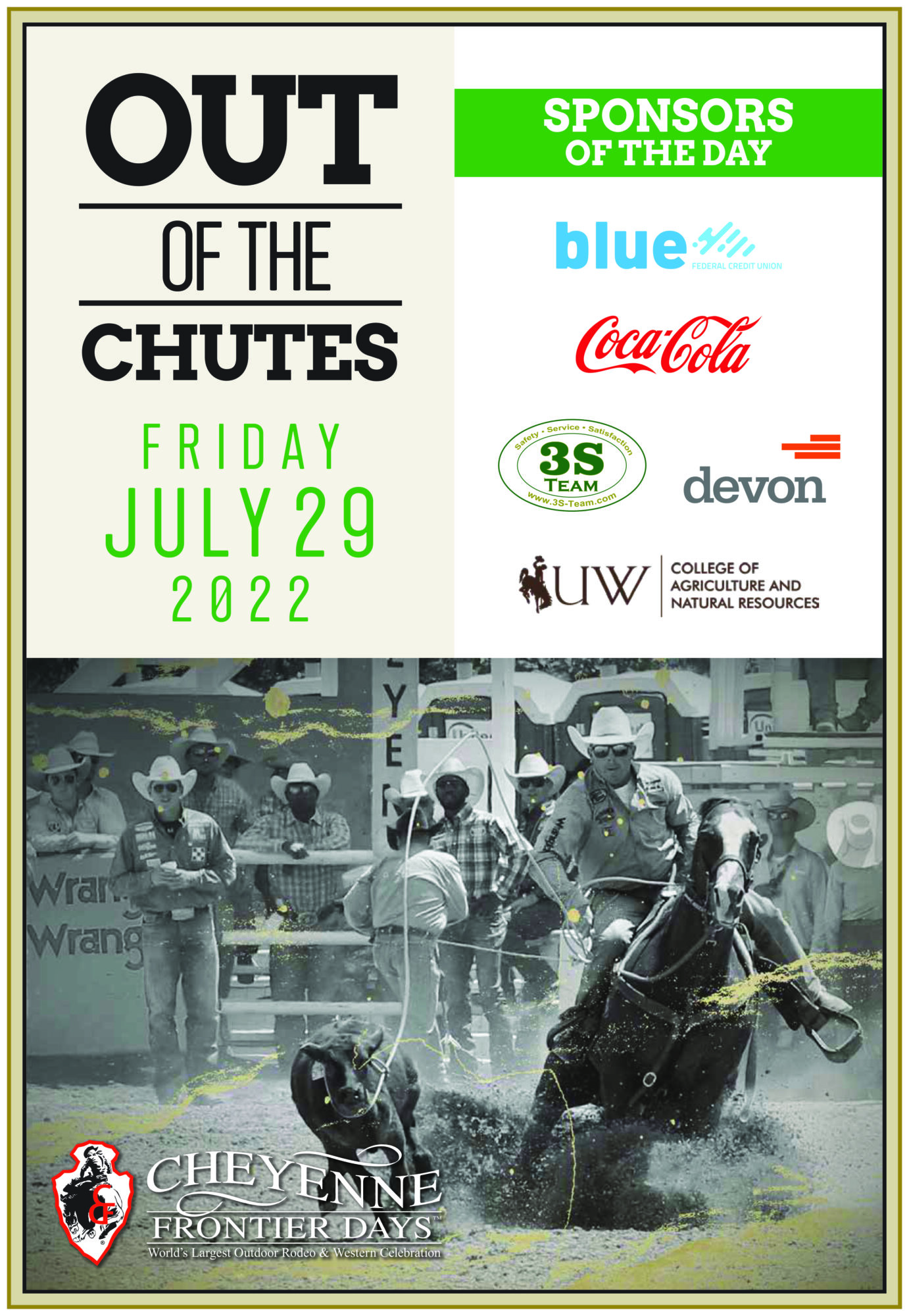 Rodeo Daysheets - Cheyenne Frontier Days