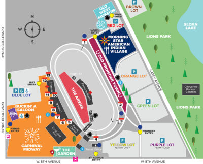 Maps & Seating Charts - Cheyenne Frontier Days